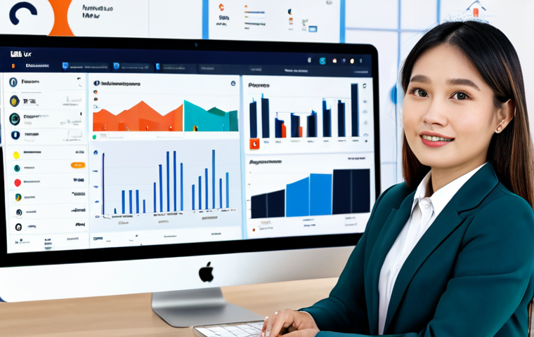 AI-Powered Customer Journey Analysis**

"A vibrant, modern office scene showcasing data visualization dashboards displaying customer journey touchpoints. Focus on a Thai businesswoman, fully clothed in a professional business suit, analyzing the data with a thoughtful expression. Background includes graphics depicting social media icons, e-commerce platforms (e.g., Shopee), and LINE Official Account logos. Emphasis on clean design, perfect anatomy, and natural proportions. Safe for work, appropriate content, professional, family-friendly."

**