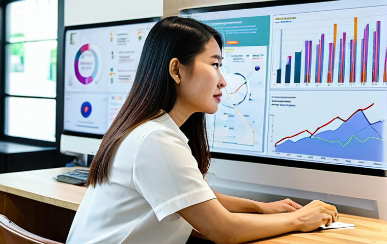 세일즈 퍼널에서의 프레임워크 구축하기 - **Prompt for Customer Understanding (Customer Persona & Journey):**
    "A vibrant, high-definition ...